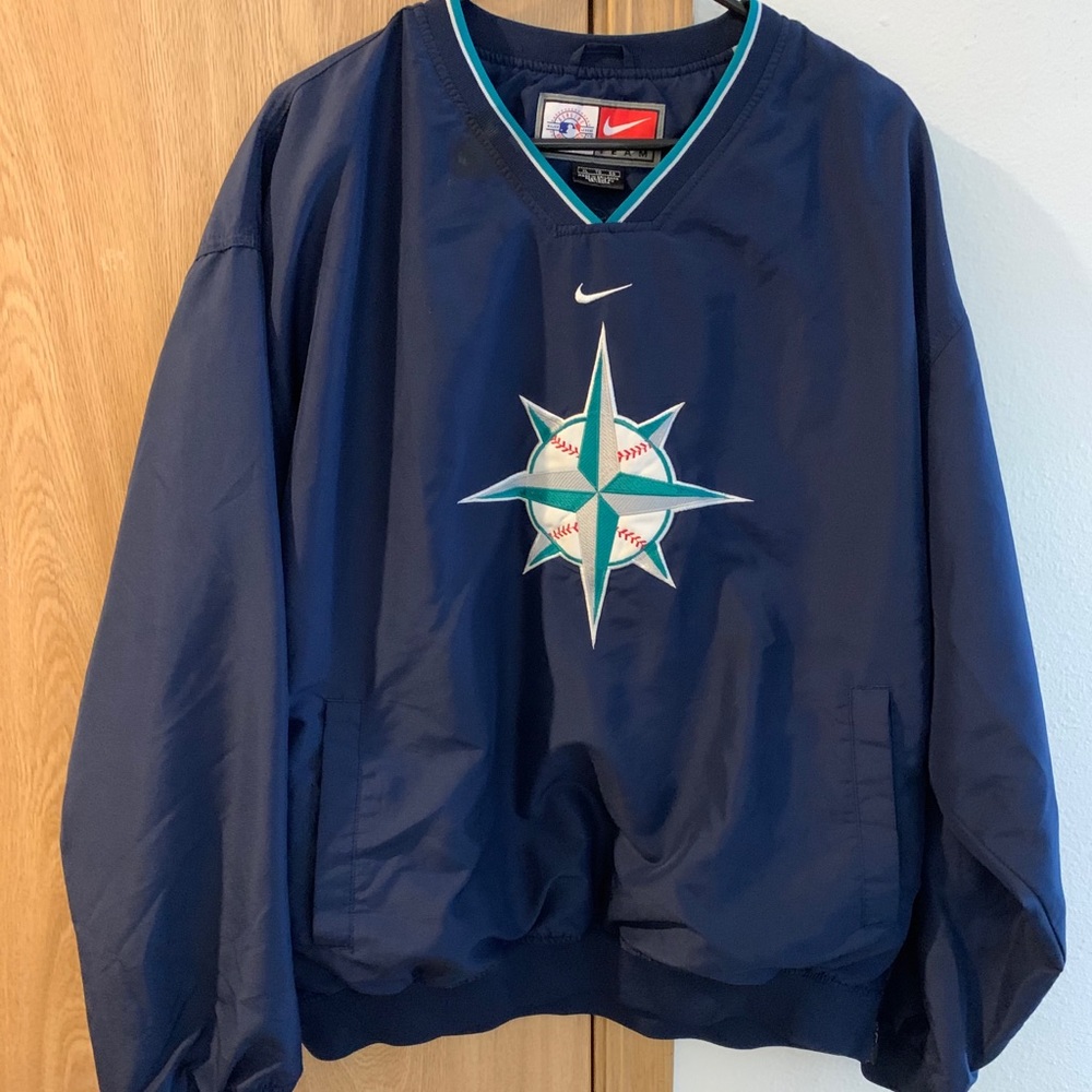 Vtg 90s Nike Seattle Mariners pullover jacket